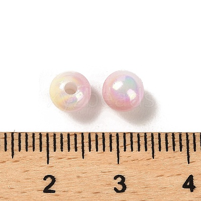 Opaque Acrylic Beads OACR-Z016-01B-08-1