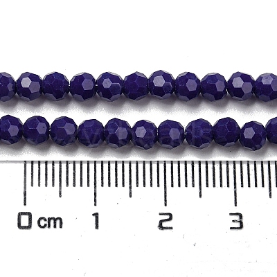 Opaque Glass Beads Stands EGLA-A035-P4mm-D09-1