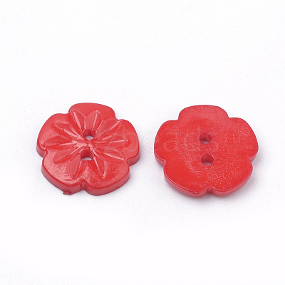 2-Hole Acrylic Buttons BUTT-Q037-08-1