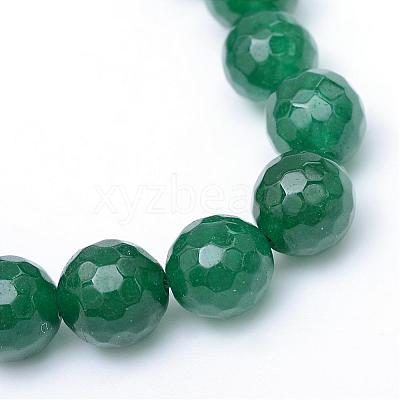 Natural White Jade Bead Strands G-R346-10mm-05-1