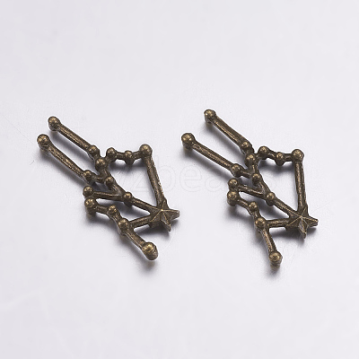 Alloy Cabochons PALLOY-L204-08AB-1