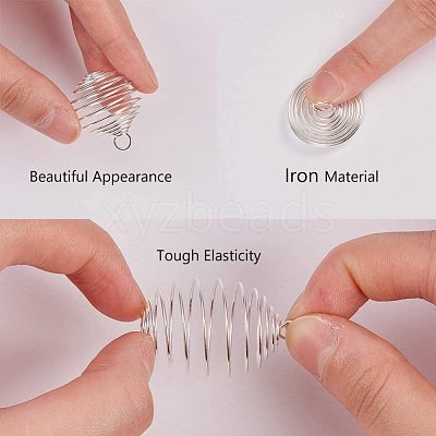 Iron Wire Pendants IFIN-R231-20mm-S-1
