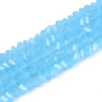 Imitation Jade Glass Beads Strands GLAA-N020-4mm-33-1