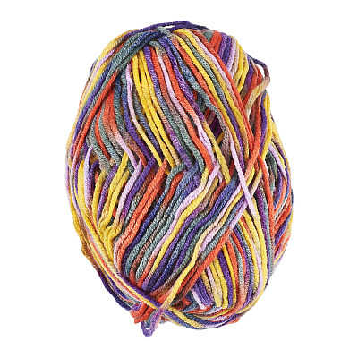 Light Gradient Segment Dyed Polyester Yarn DIY-TADJ0002-005M-1