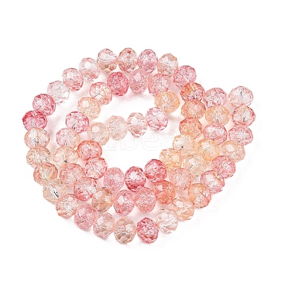 Transparent Glass Beads Strands X-GLAA-T023-4mm-A06-1