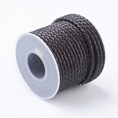 Round Braided Leather Cord WL-G002-01B-1