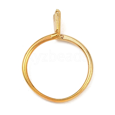 Aluminium Alloy Finger Rings Components FIND-WH0111-275A-G-1