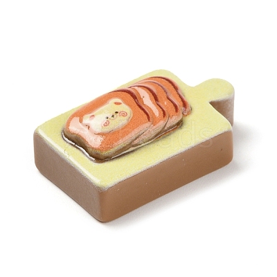 Bear Bread Opaque Resin Decoden Cabochons CRES-Q220-05D-1