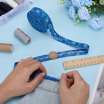 Cotton Flower Ribbon OCOR-WH0036-52C-1
