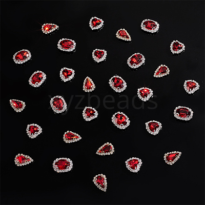 30Pcs 3 Style Sew on Rhinestone GLAA-GA0001-63A-1