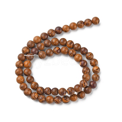 Natural Miriam Stone Beads Strands G-G0003-C05-B-1