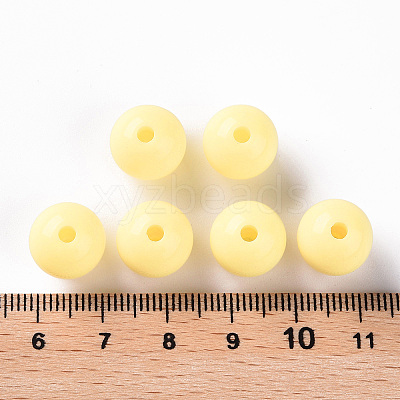 Opaque Acrylic Beads X-MACR-S370-C12mm-A10-1