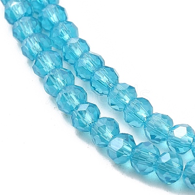 Electroplate Glass Beads Strands LS-EGLA-D020-3x2mm-41-1
