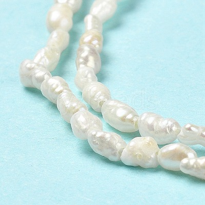 Natural Baroque Pearl Keshi Pearl Beads Strands PEAR-E016-142-1