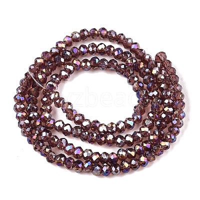 Electroplate Glass Beads Strands EGLA-A044-T1mm-B13-1