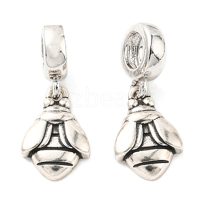Brass European Dangle Charms KK-M247-01AS-1