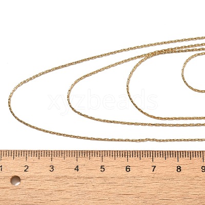 304 Stainless Steel Boston Link Chain Multi Layered Necklaces for Women NJEW-U025-01G-02-1