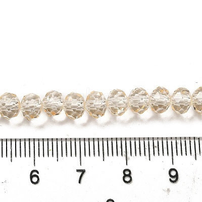 Transparent Baking Paint Glass Beads Strands DGLA-A034-T6mm-D02-1