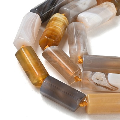 Natural Botswana Agate Beads Strands GG-CBA086A-03A-05-1
