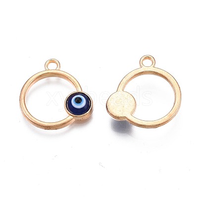 Alloy Enamel Pendants PALLOY-S132-355-1