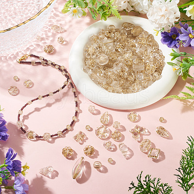 100G Transparent Acrylic Beads OACR-BT0001-07E-1
