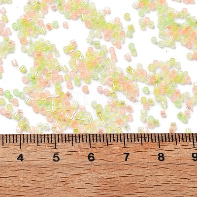 Transparent Colours Glass Seed Beads SEED-H003-01J-1