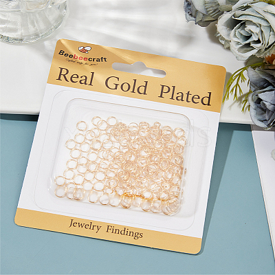 120Pcs Brass Split Rings KK-BBC0023-11A-1
