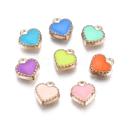 Alloy Enamel Charms X-ENAM-Q033-51-1