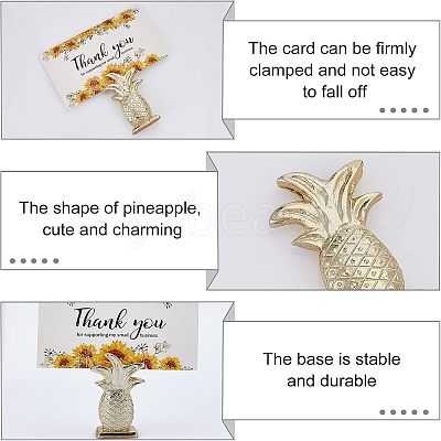 Resin Name Card Clip AJEW-CA0001-97-1