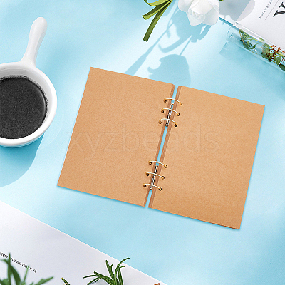 3-Ring Iron Loose Leaf Book Binder Hinged Rings AJEW-CP0009-48B-1