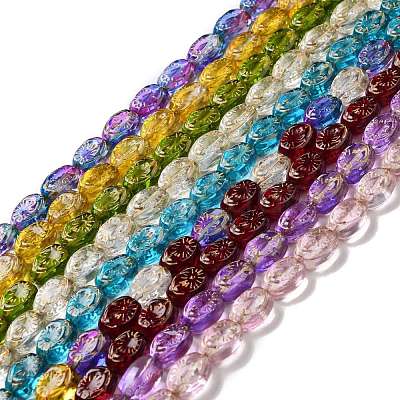 Transparent Glass Beads Strands GLAA-F114-05-1