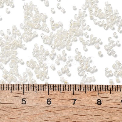 Transparent Inside Colours Glass Seed Beads SEED-H003-04B-1