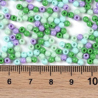 Opaque Acrylic Beads X1-OACR-H118-07A-06-1