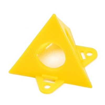 2 Sets 2 Style Triangle Plastic Picture Frame Support Strands AJEW-GA0003-80-1