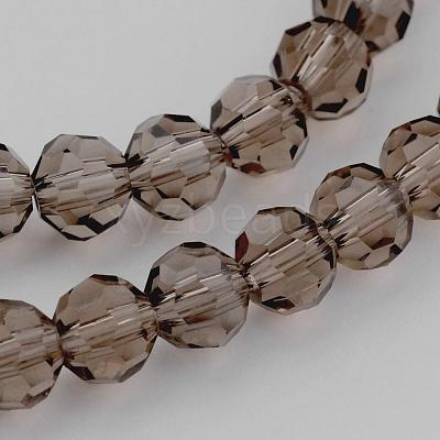 Transparent Glass Bead Strands GLAA-G013-4mm-63-1