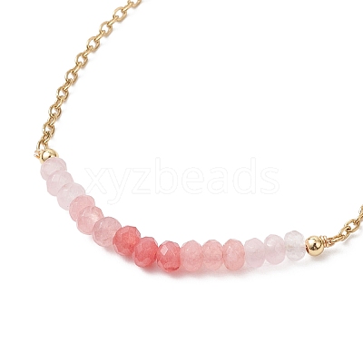 Adjustable 304 Stainless Steel Cable Chain Slider Bracelets BJEW-JB13089-1