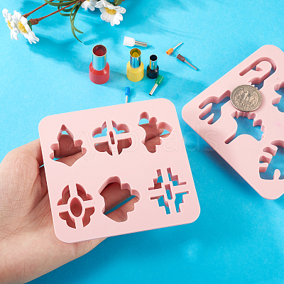 2Pcs ABS Plastic Clay Molds DIY-TA0004-57-1