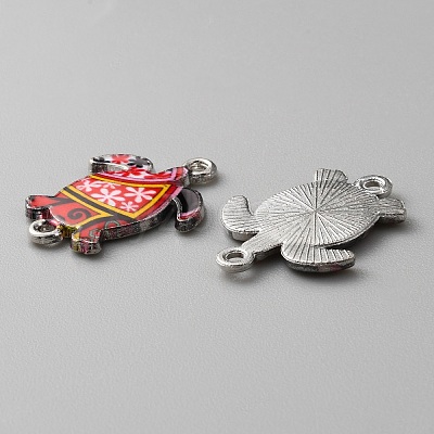 Zinc Alloy Enamel Connector Charms LS-FIND-WH0136-19H-1