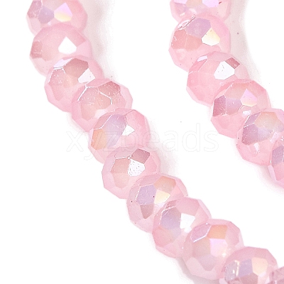 Baking Electroplate Glass Beads Strands X-DGLA-A039-J2MM-B15-1