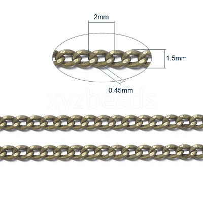 Brass Twisted Chains CHC-S108-AB-NF-1