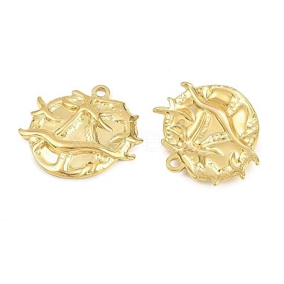 304 Stainless Steel Pendants STAS-K309-03D-G-1