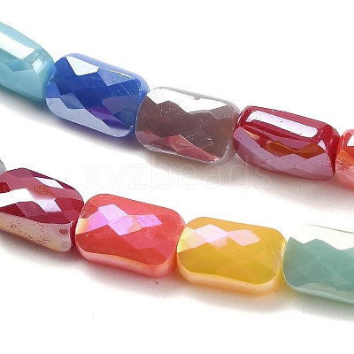 Electroplate Glass Beads Strands EGLA-P068-01A-06-1