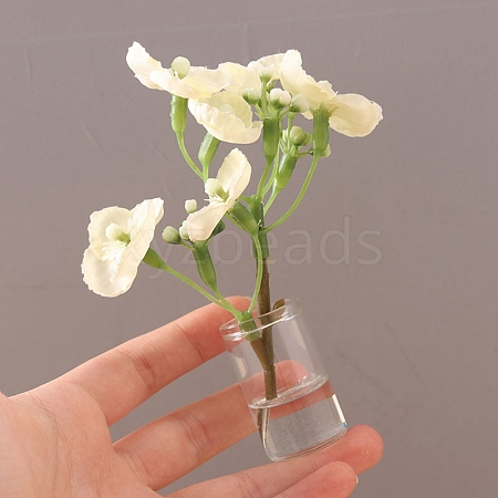 Nylon Flower Miniature Ornaments PW-WGDE3F5-02-1