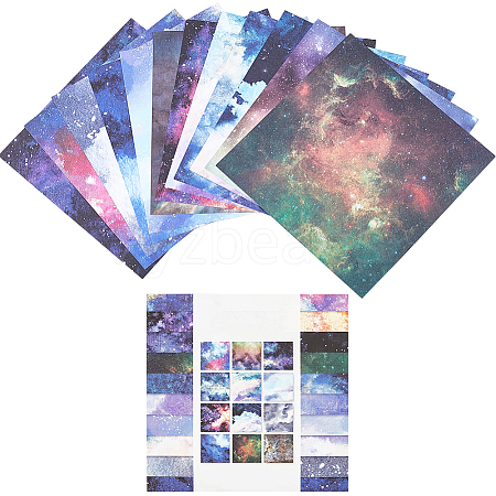 24 Sheets 12 Styles Sky Scrapbook Paper Pads DIY-WH0304-989C-1