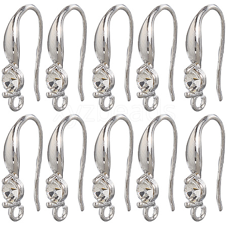 60Pcs Brass Wire Earring Findings FIND-SP0003-67A-LG-1
