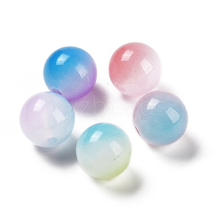 Opaque Acrylic Beads MACR-K358-26B-1