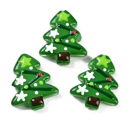 Christmas Theme Handmade Lampwork Beads LAMP-I027-07G-1