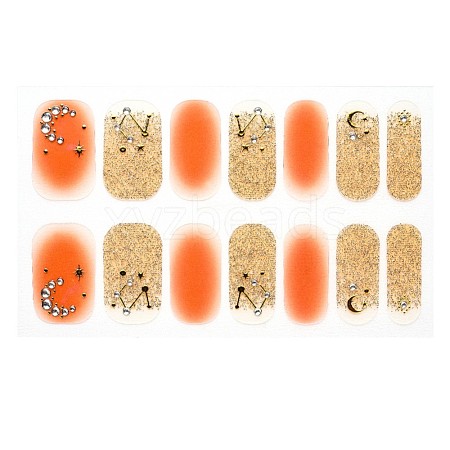 Full Wrap Gradient Nail Polish Stickers MRMJ-S059-ZQ033-1