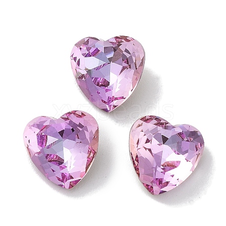 Glass Rhinestone Cabochons RGLA-G020-04F-D123-1