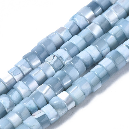 Natural Trochus Shell Beads Strands X-SHEL-S278-027I-1